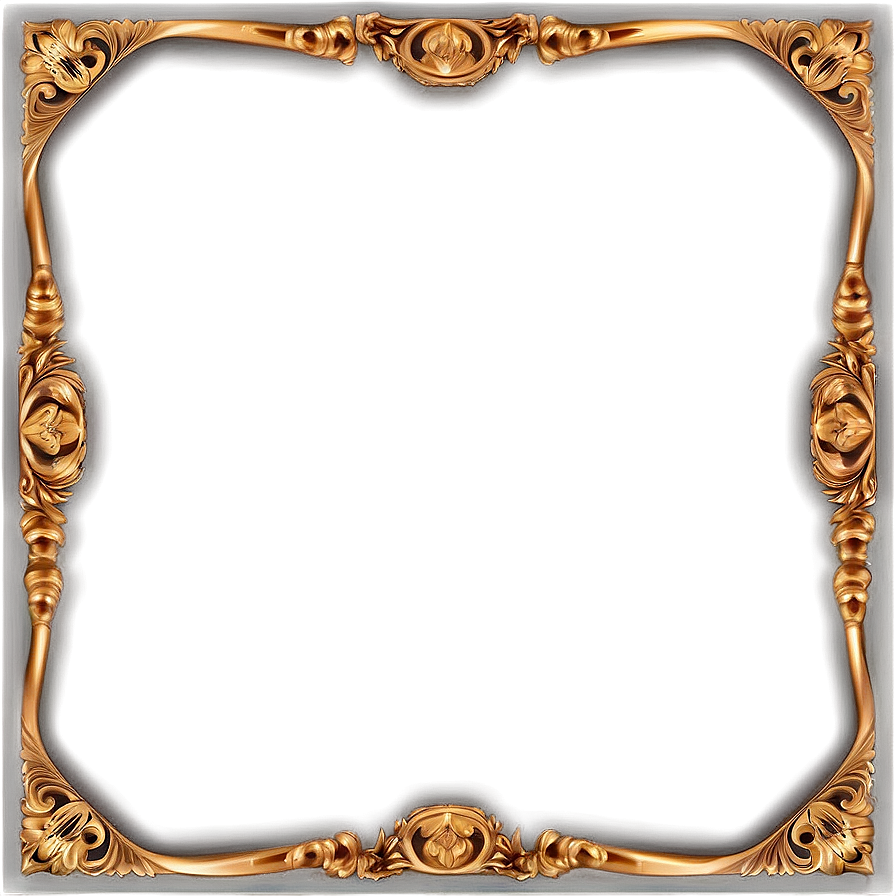 ornate gold frame png