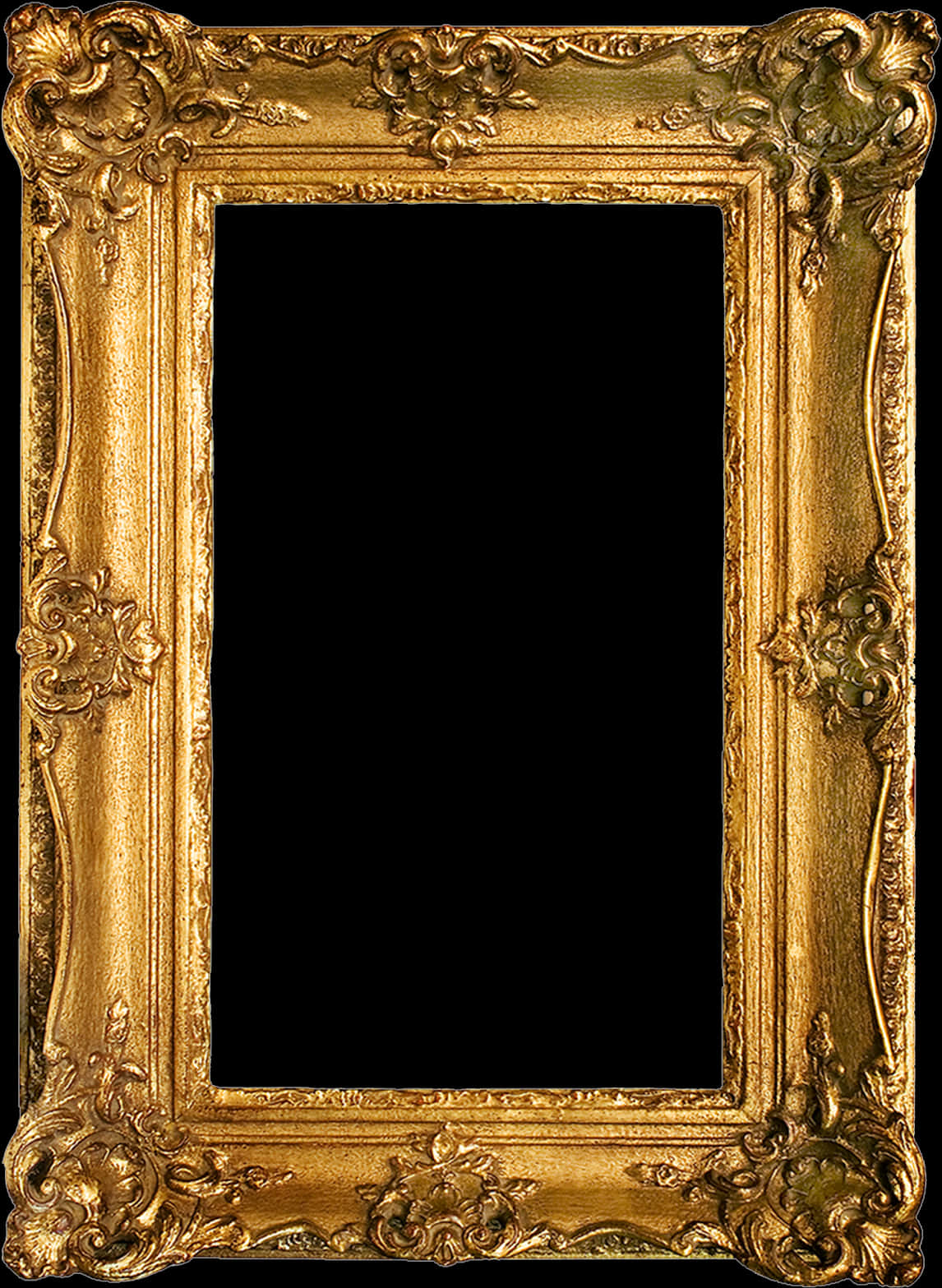 ornate gold frame png