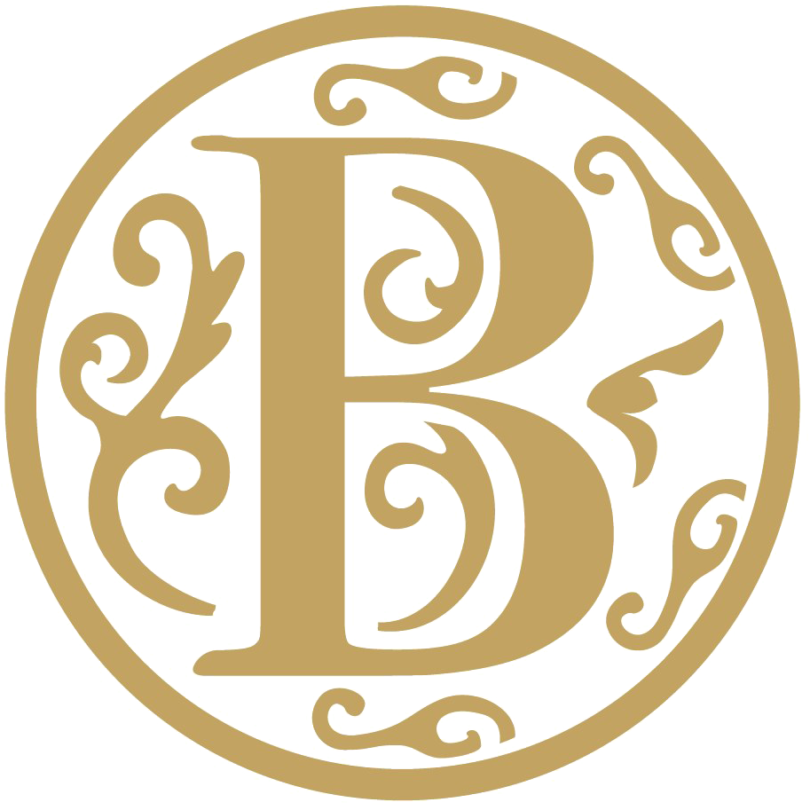 Ornate Letter B Design PNG