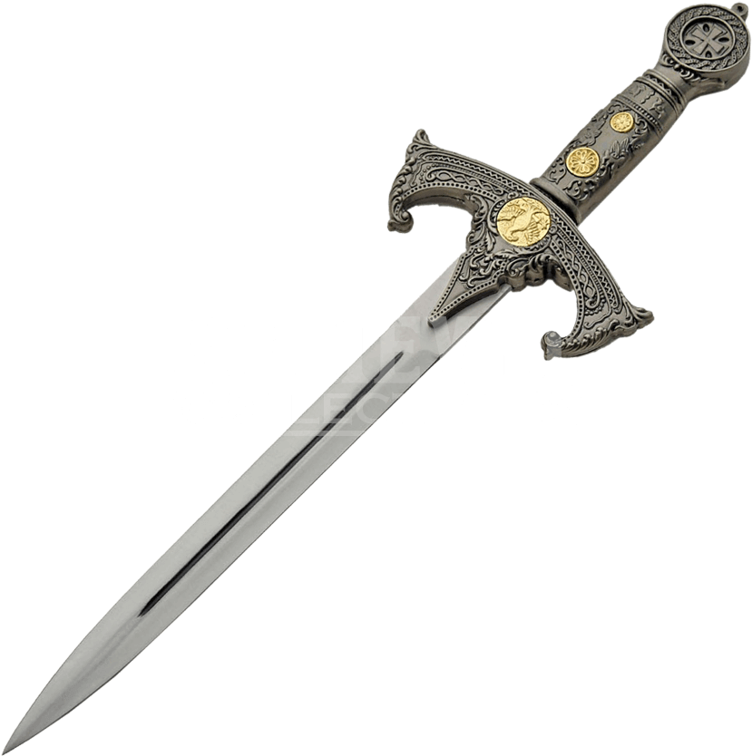Ornate Medieval Dagger Collectible PNG
