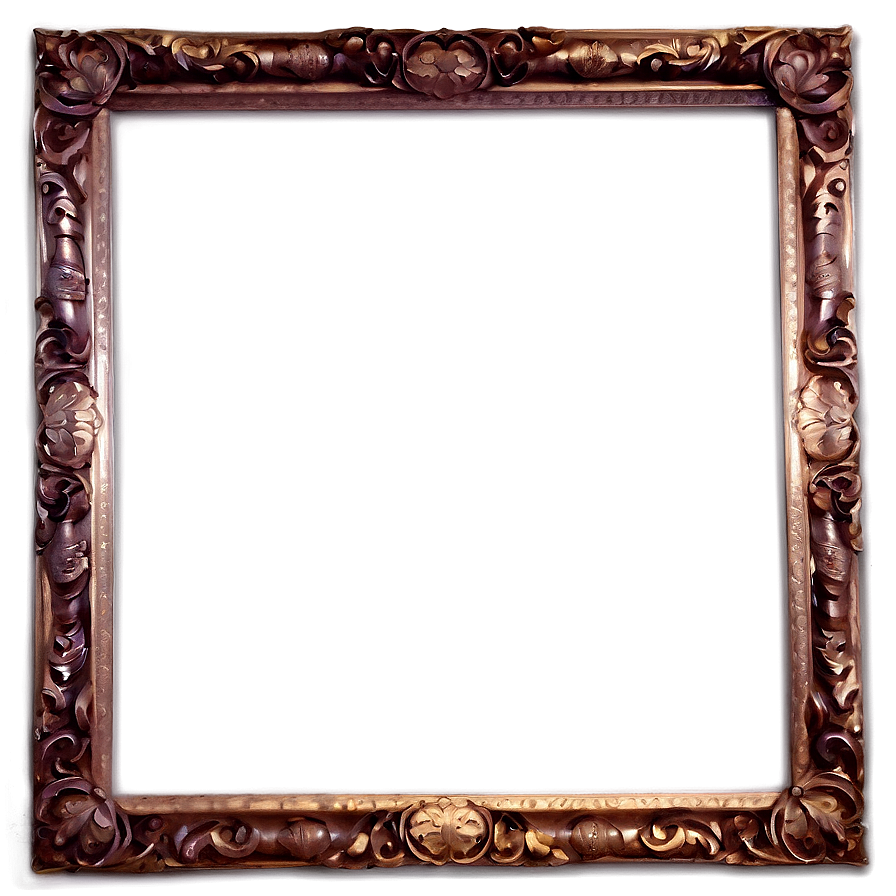 Ornate Photo Frame Png 14 PNG
