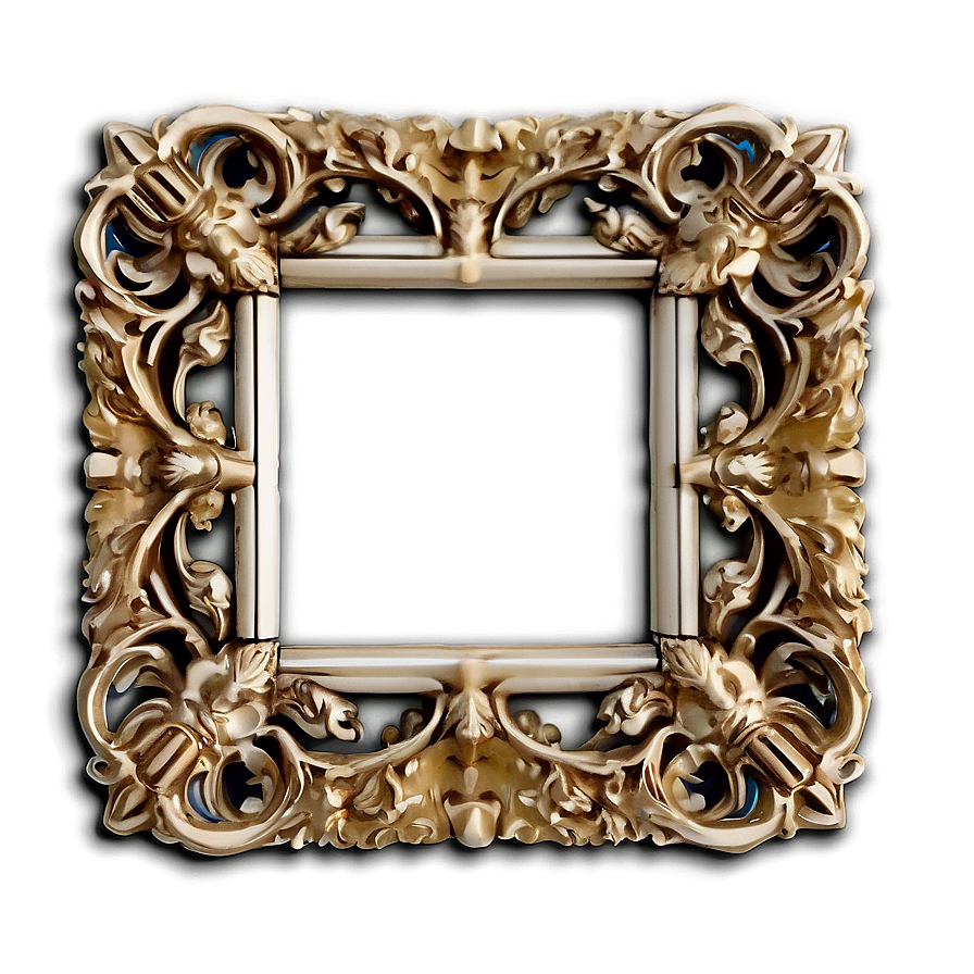 Ornate Square Frame Png 06202024 PNG