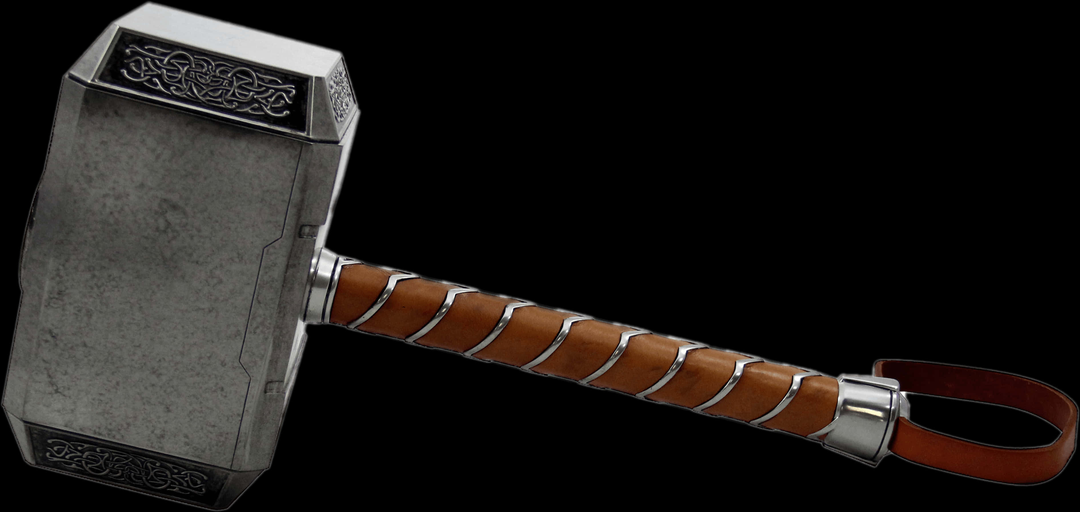 Ornate Thor Hammer Replica PNG