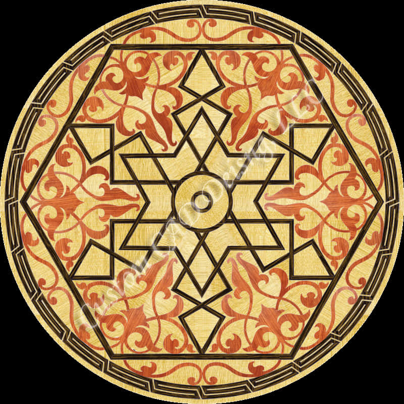 Ornate_ Geometric_ Mandala_ Pattern PNG