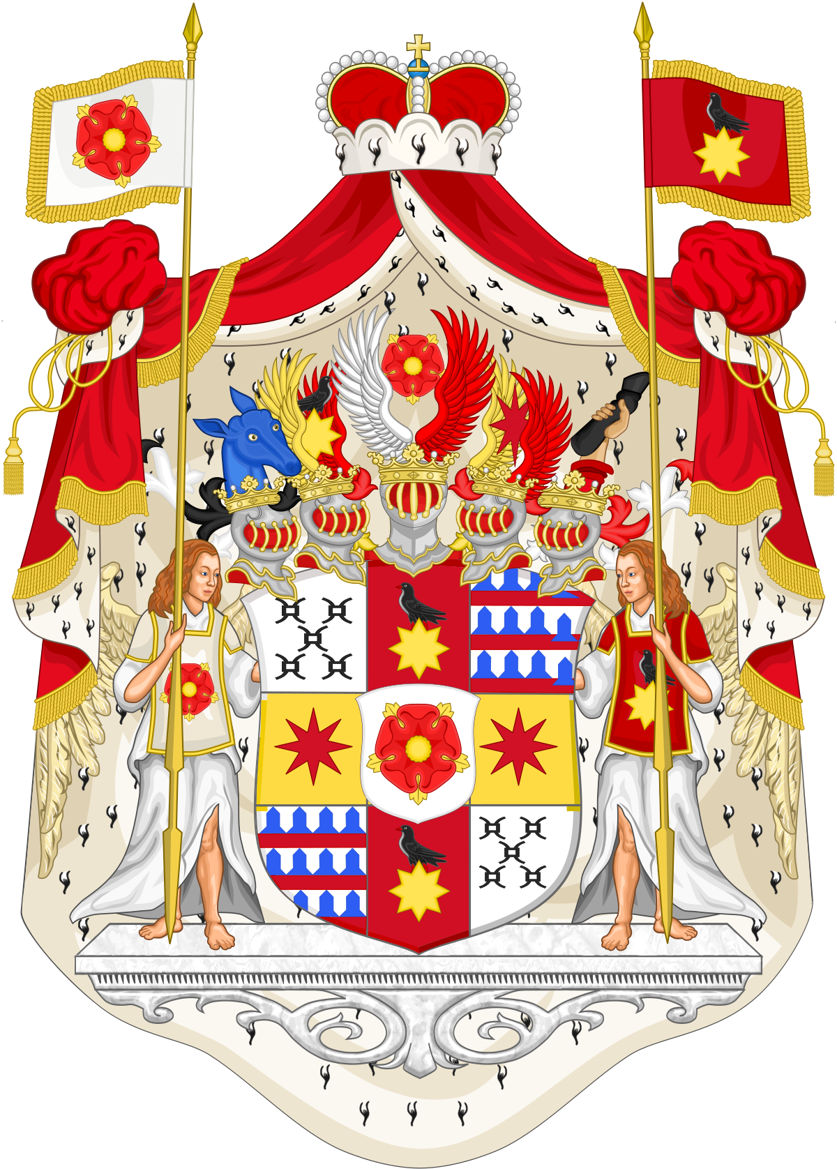 Ornate_ Heraldic_ Coat_of_ Arms PNG