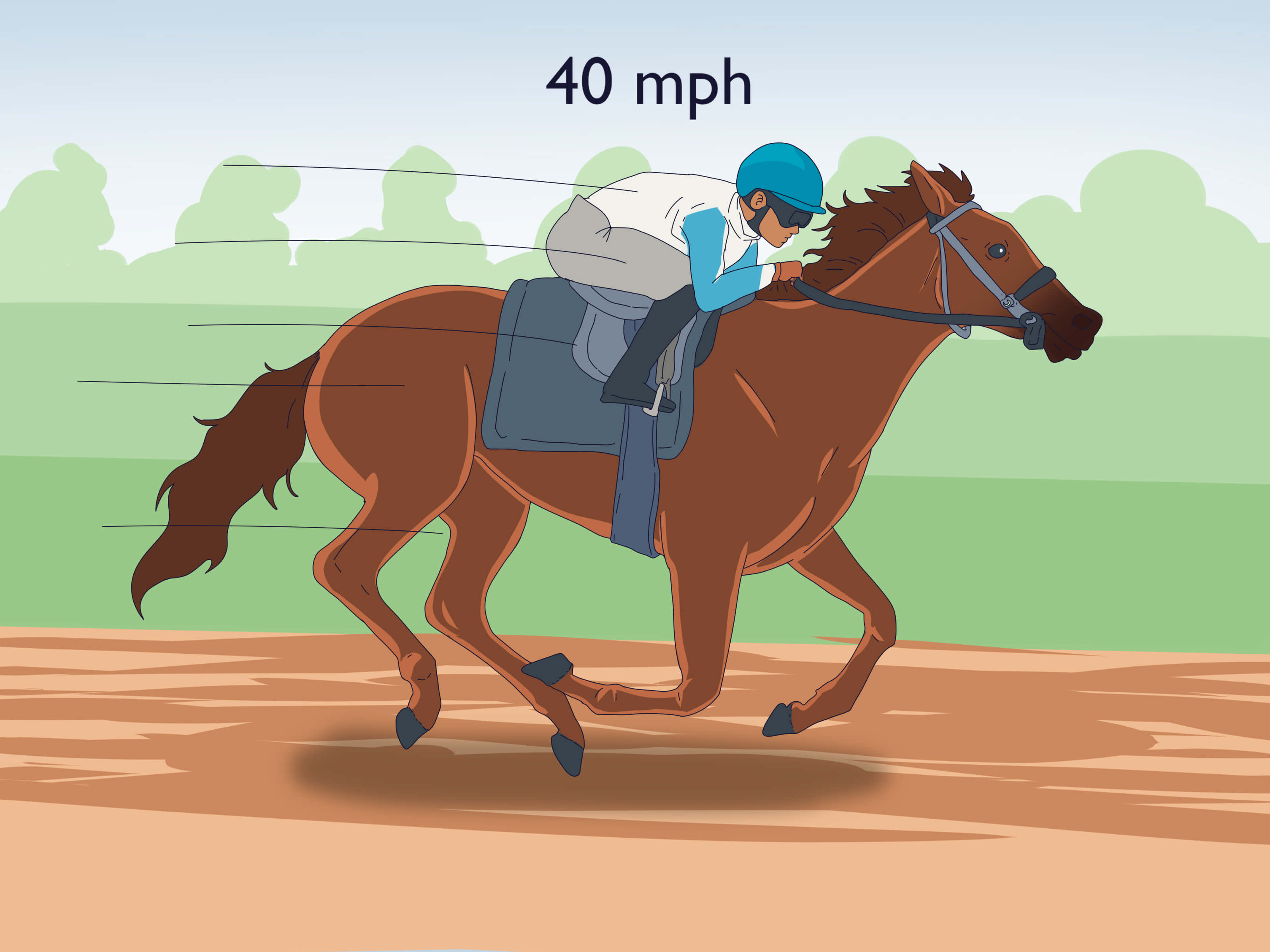 Ornery Horse Running Fast Wallpaper