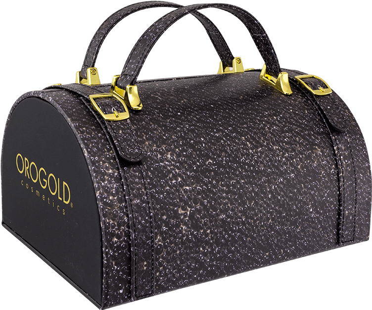 Orogold Cosmetics Black Travel Bag PNG