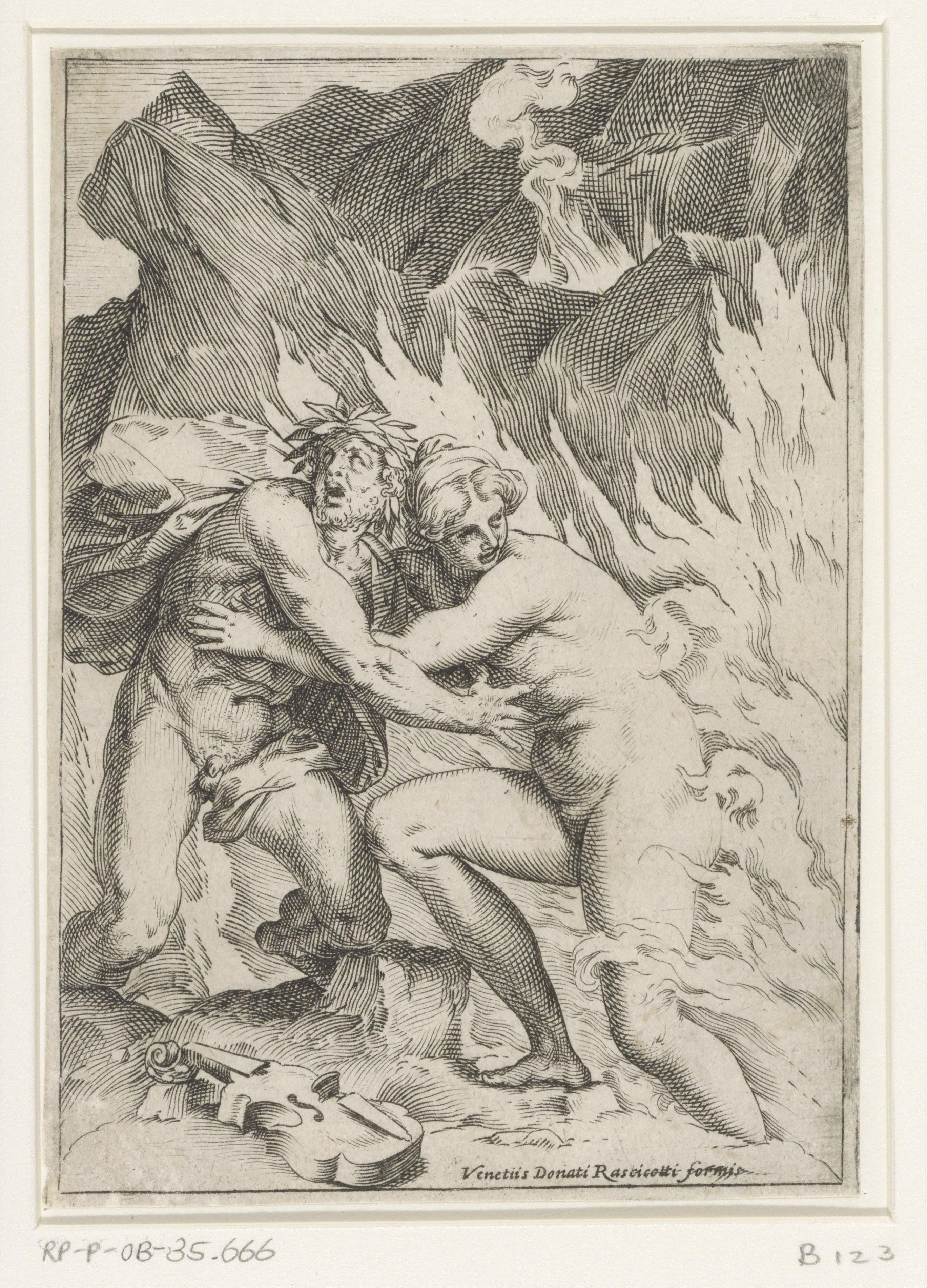 Orpheus en Eurydice Wallpaper