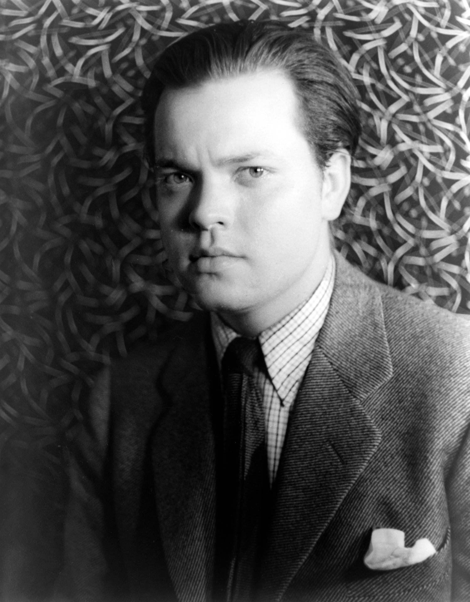 Orson Welles som ung mand pryder denne tapet. Wallpaper