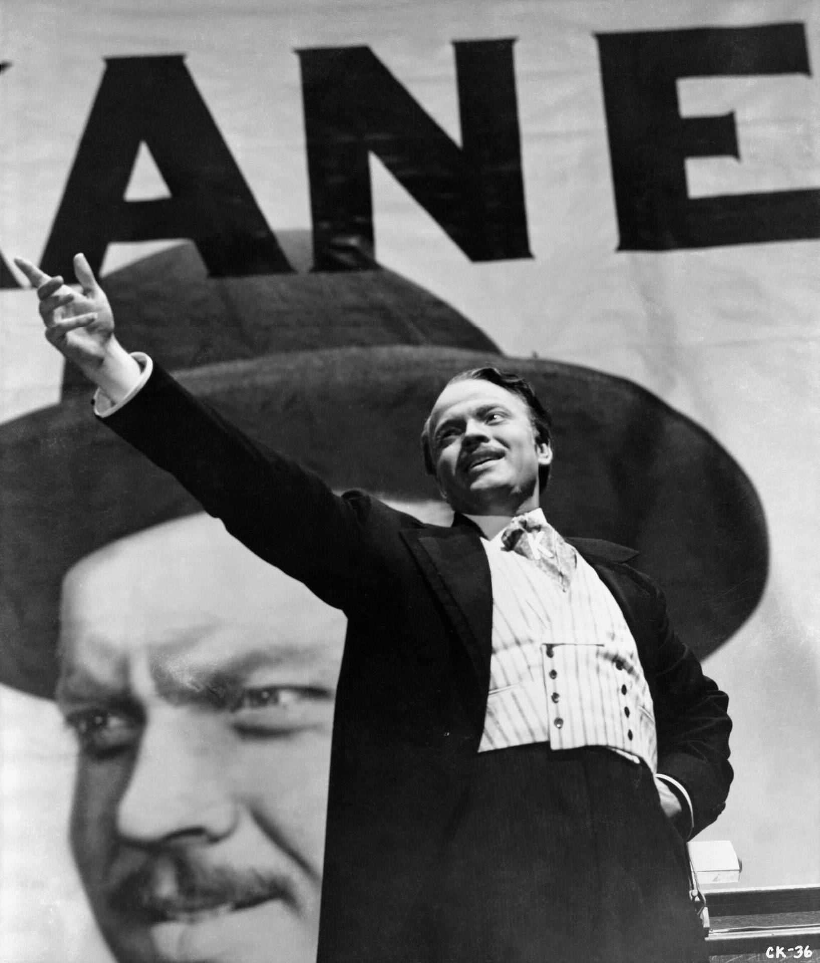 Orson Welles Citizen Kane Film Poster Wallpaper