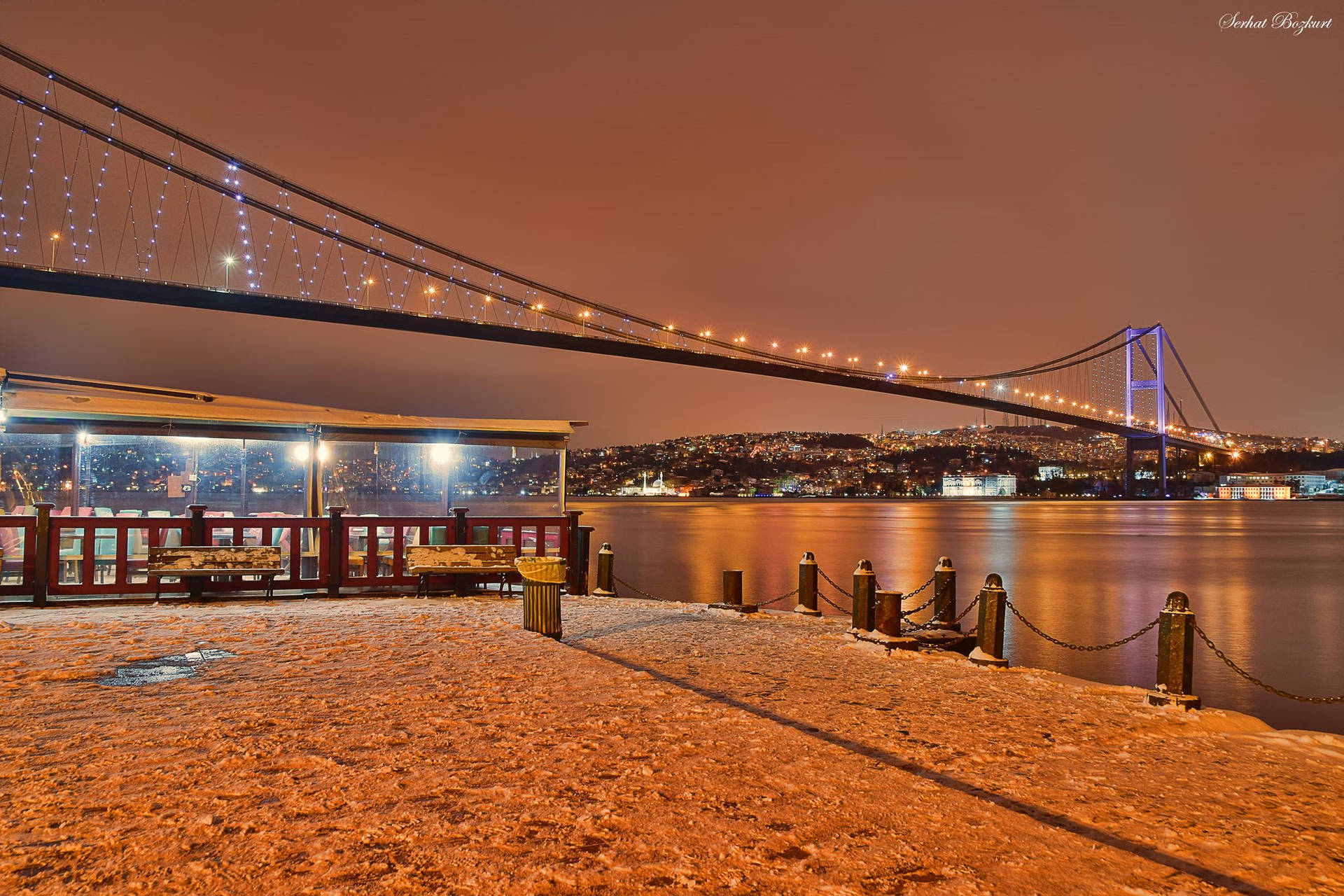 Ortakoy Bridge In Istanbul Wallpaper
