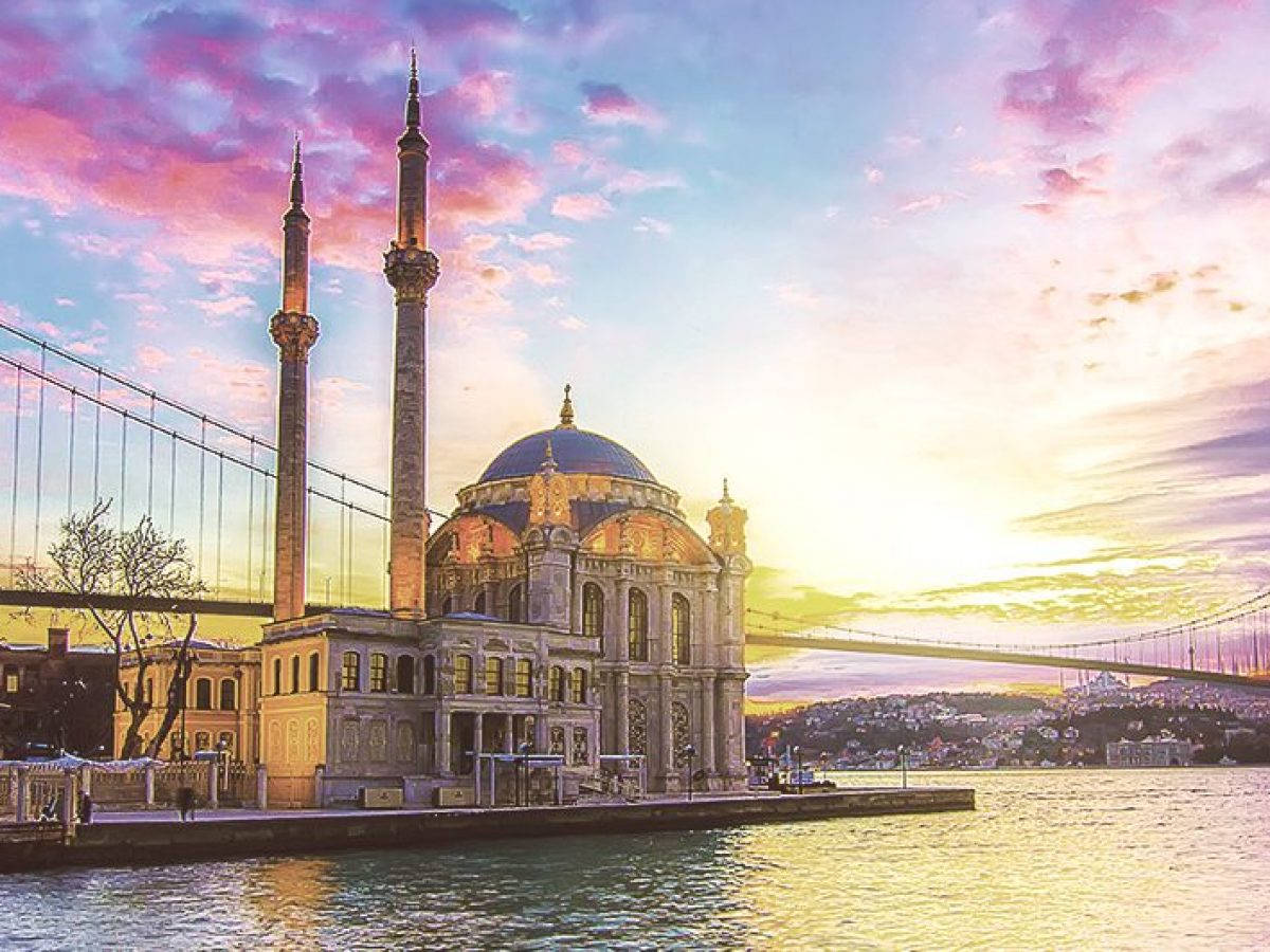 Ortaköy Mosque In Istanbul View
