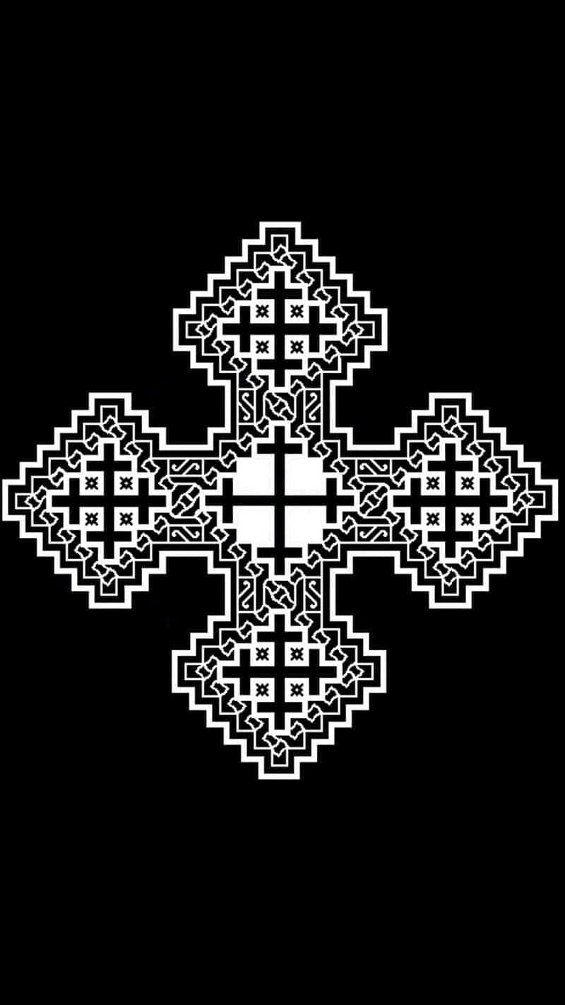 Orthodox Cross Intricate Pattern.jpg Wallpaper