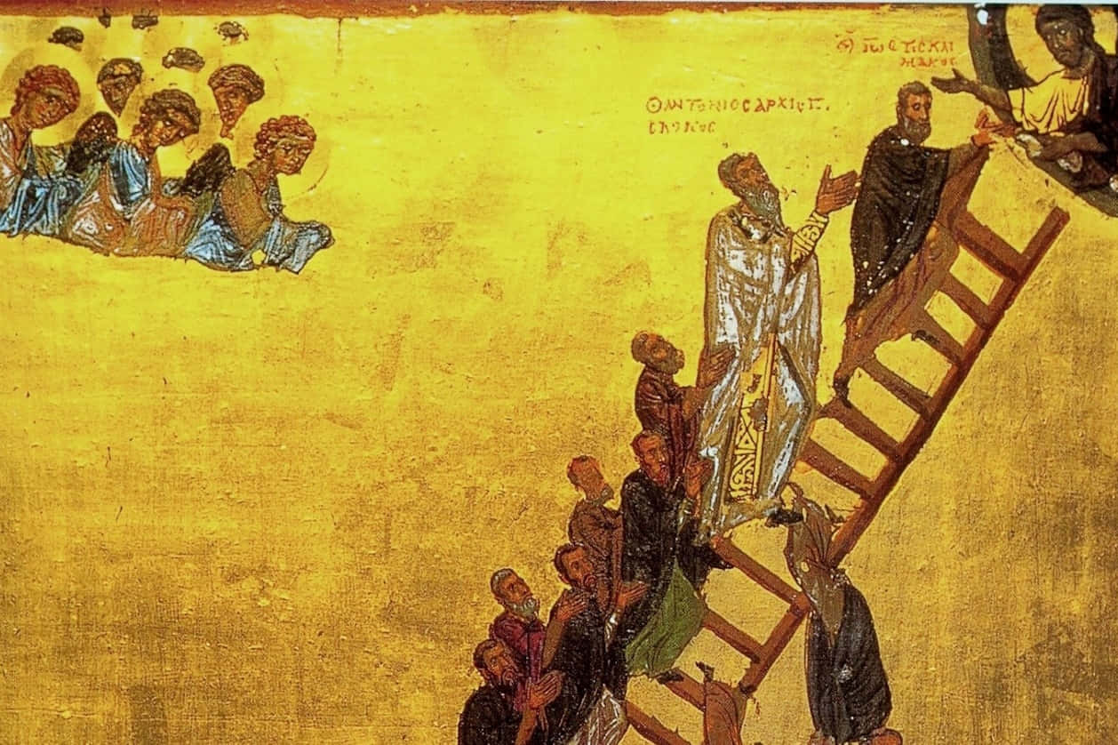 Orthodox Icon Ladderof Divine Ascent Wallpaper