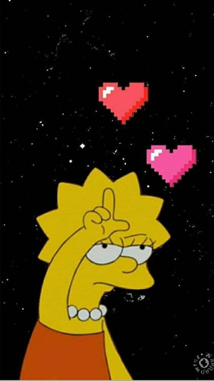 Os Simpsons De Triste Lisa L. Papel de Parede