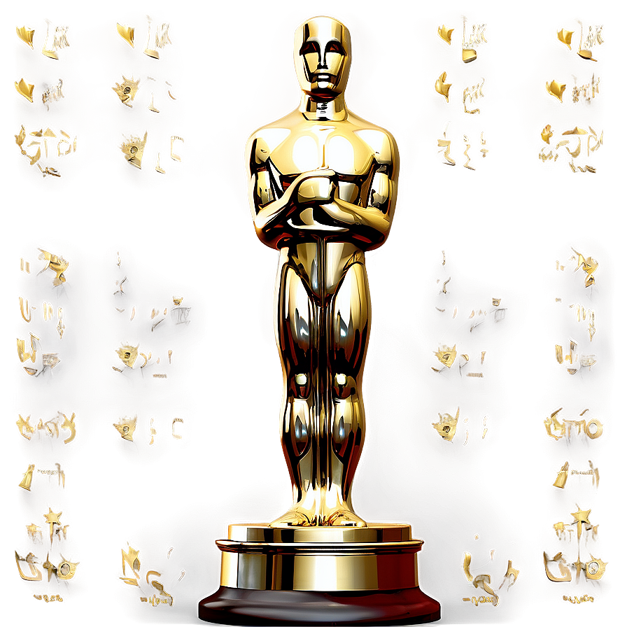 Oscar Award In Hand Png Xtw PNG