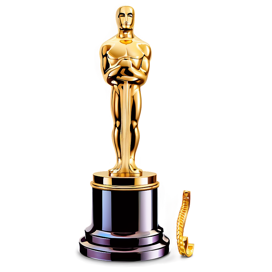 Oscar Award On Pedestal Png 44 PNG