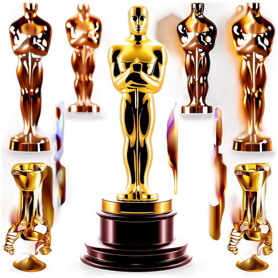 Oscar Award Vector Png 06202024 PNG