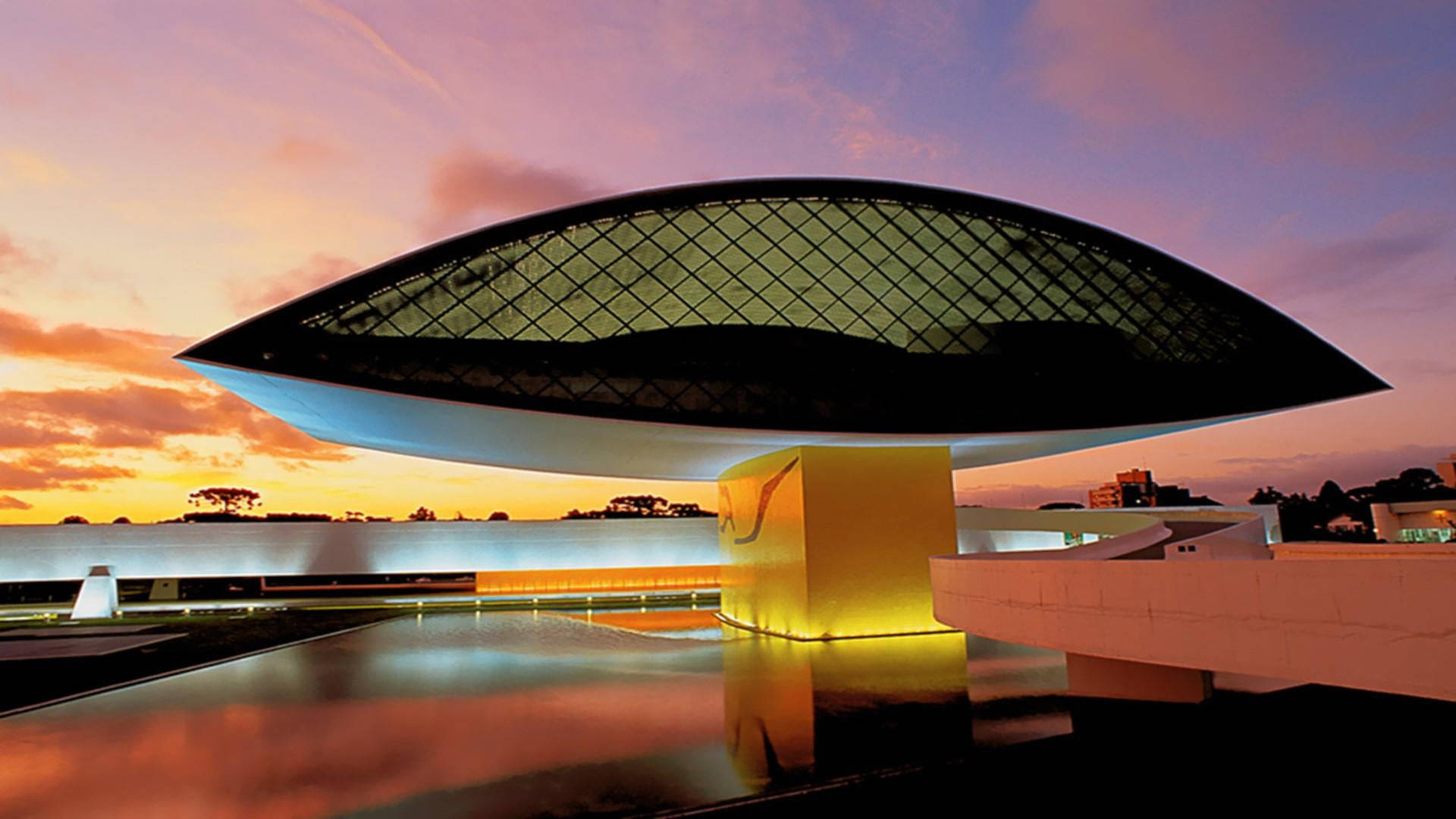 Oscar Niemeyer Museum Brazil Wallpaper