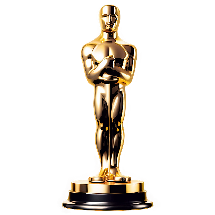 Oscar Statue In Gold Png Eaj PNG