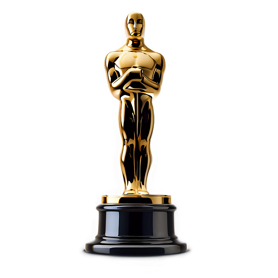 Oscar Statue Spotlight Png 06202024 PNG