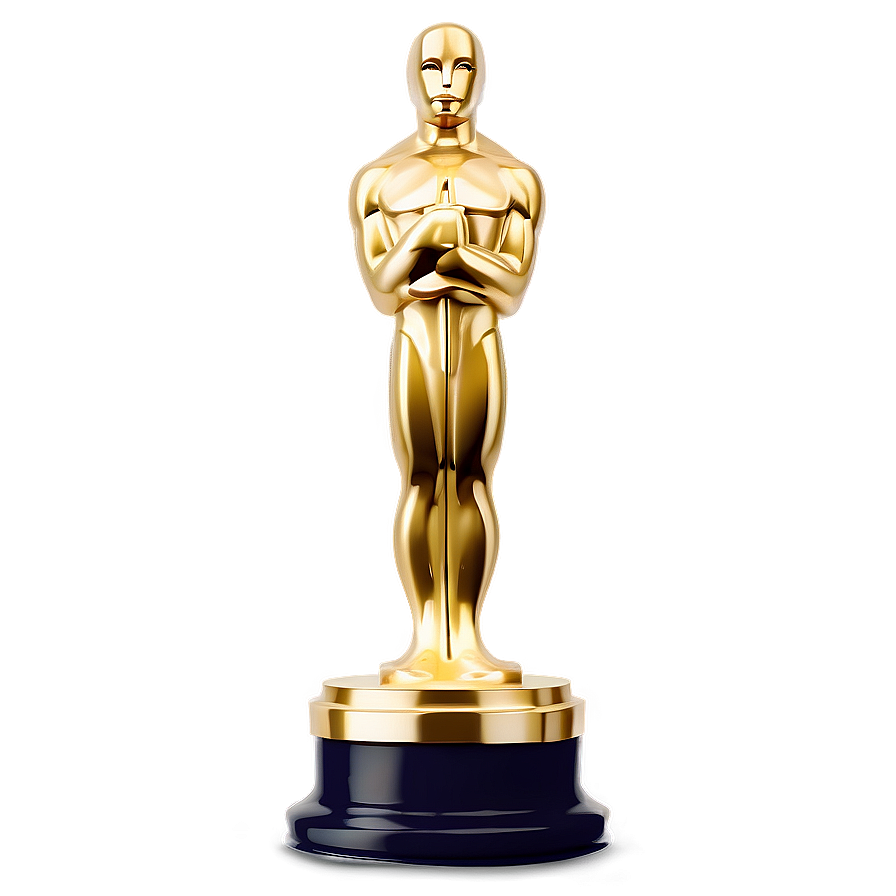 Oscar Trophy Close-up Png 51 PNG