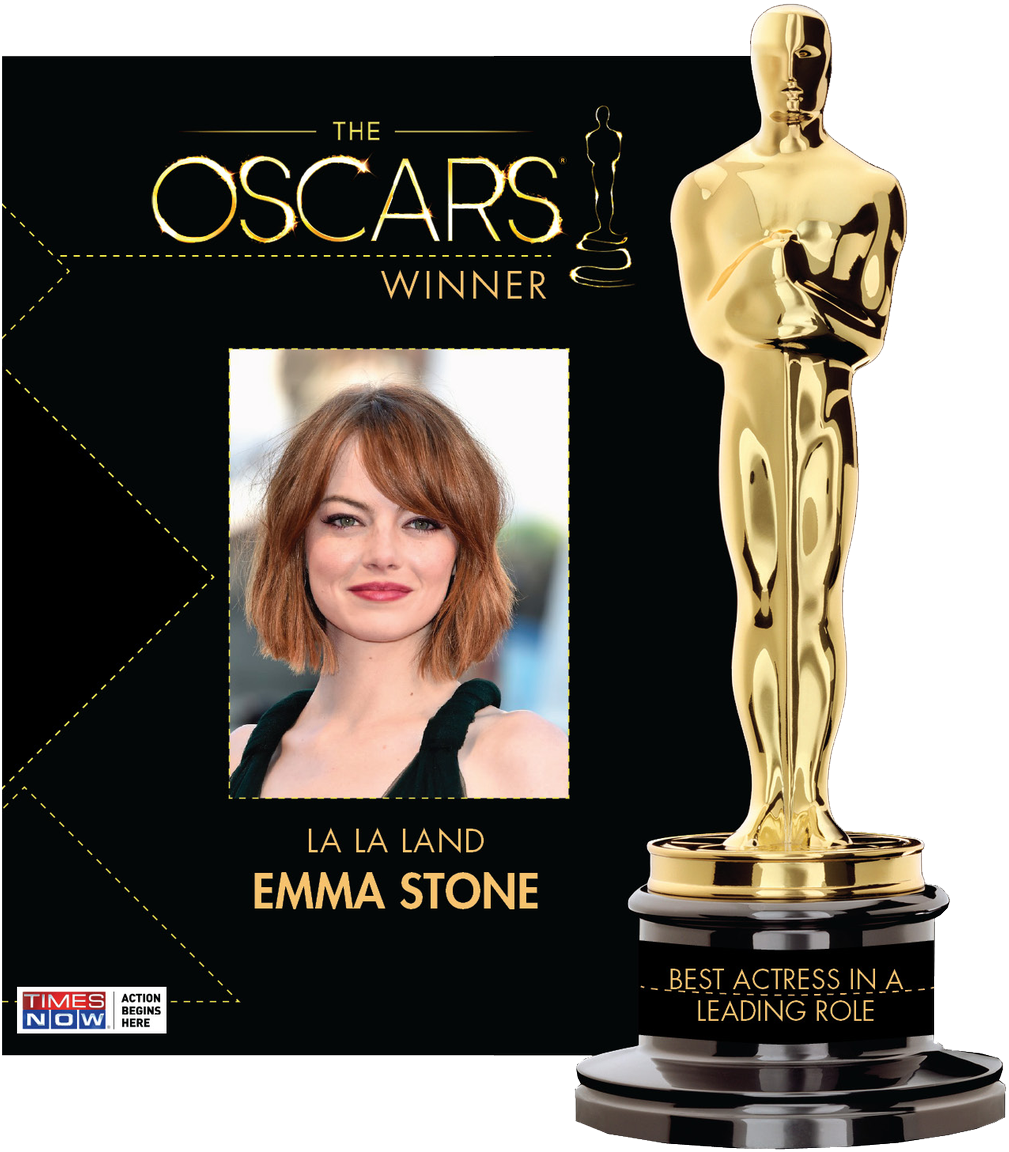 Oscars Winner Emma Stone La La Land PNG