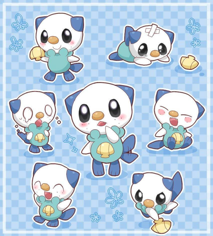 Oshawott In Different Emotions Picture