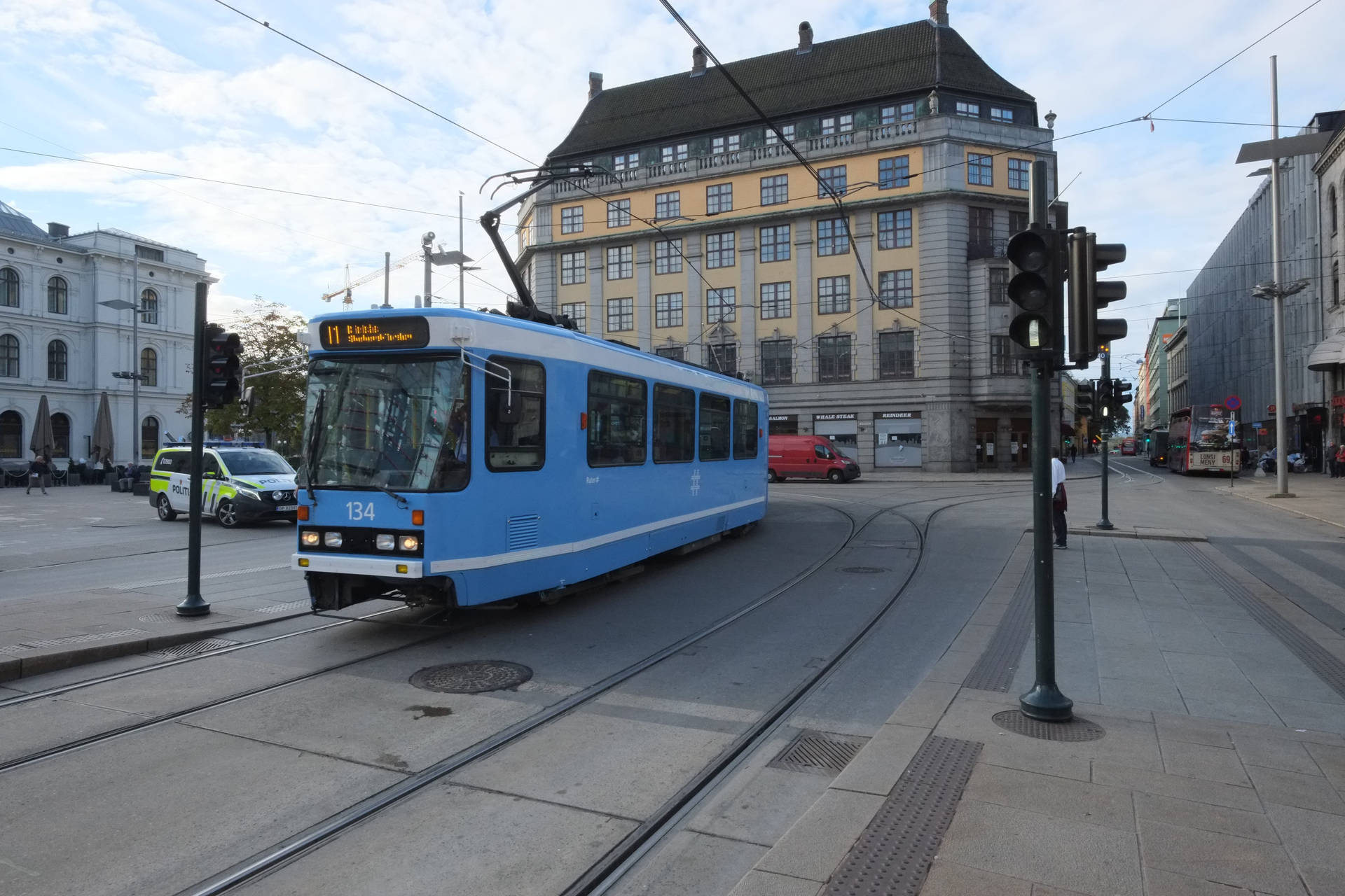 Oslo Tram City Wallpaper