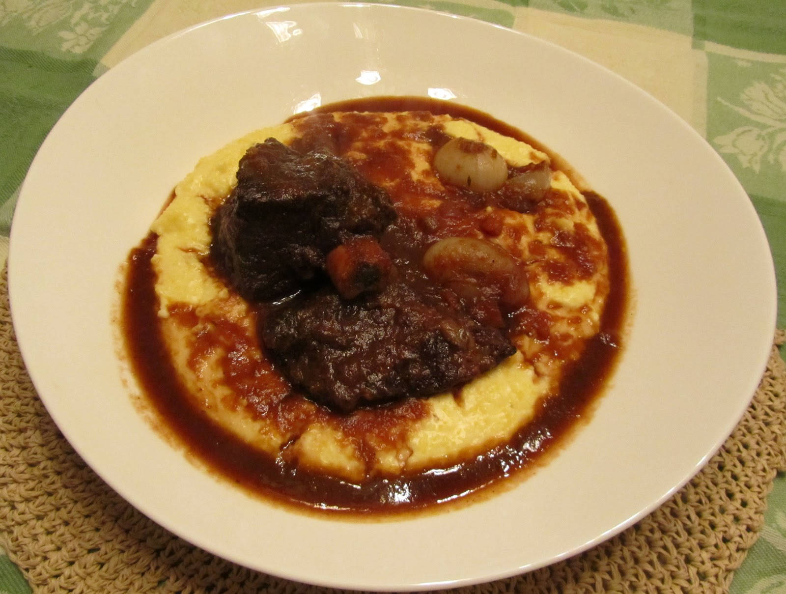Osso Buco With Polenta Wallpaper