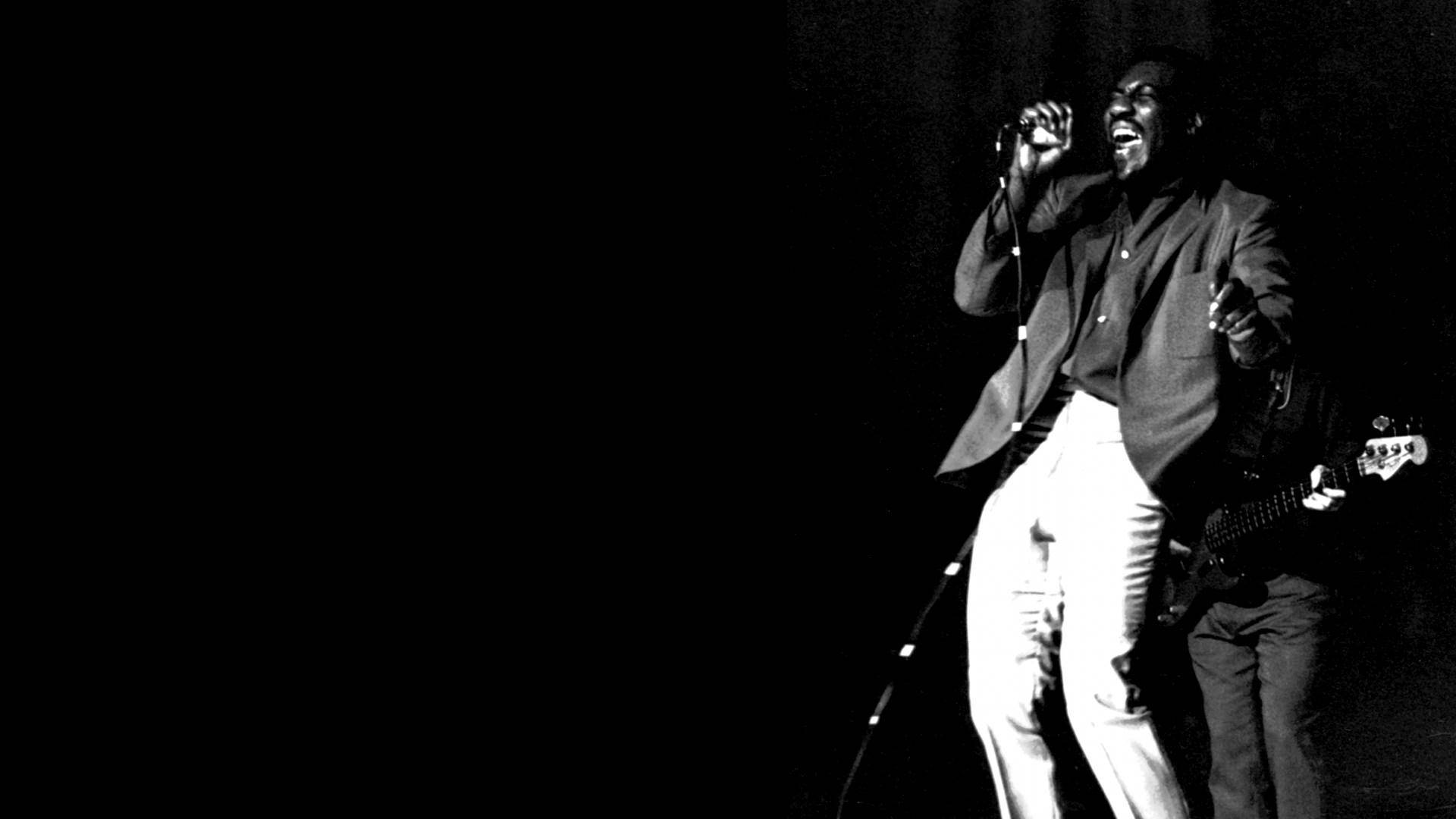Otis Redding Singing Gracefully Wallpaper