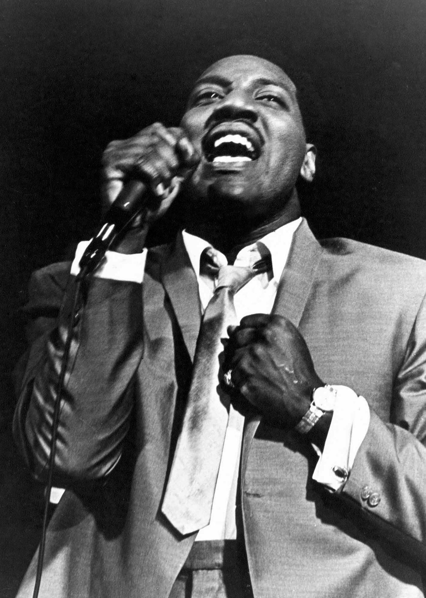 Otis Redding Singing Live Picture