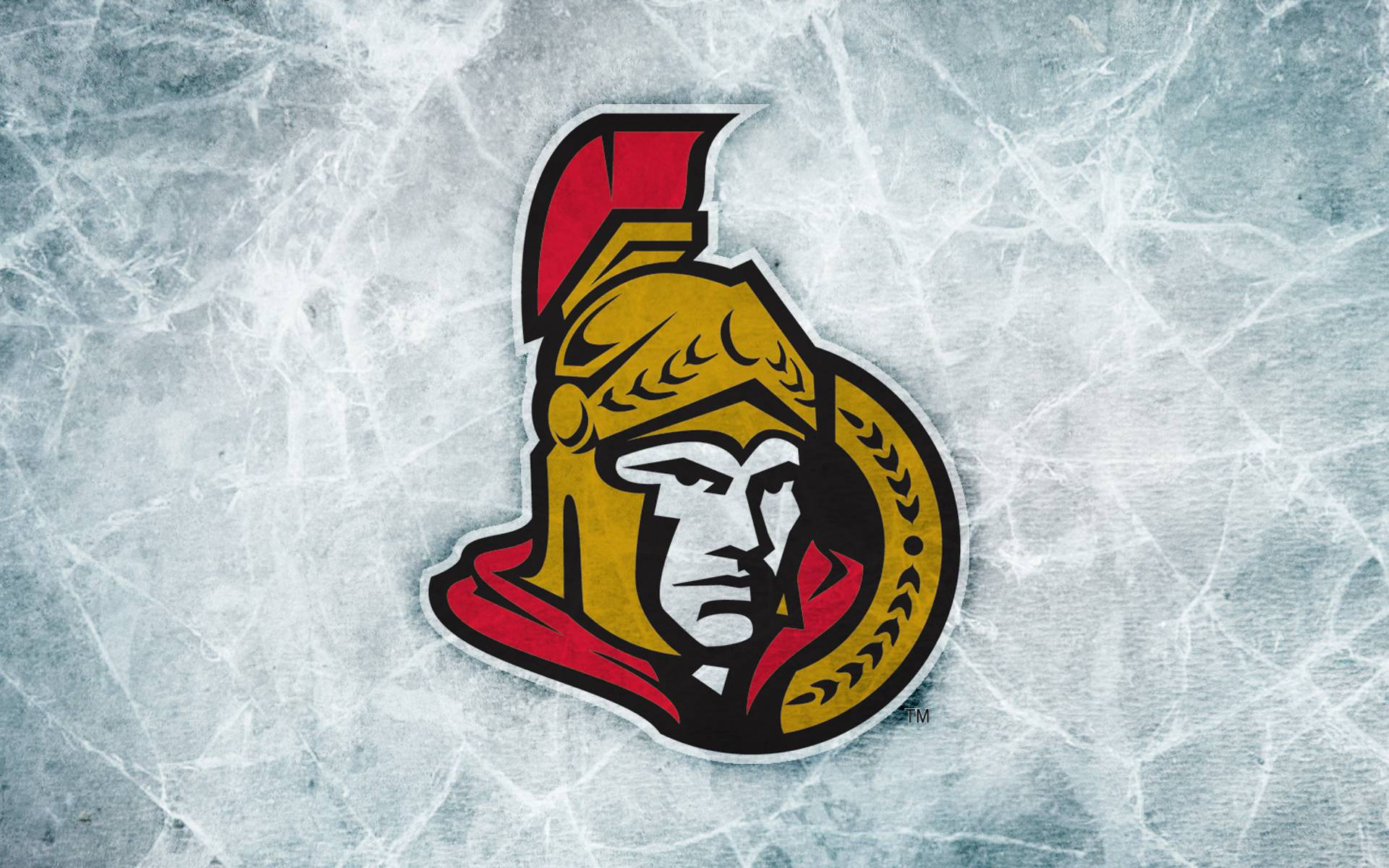 Ottawa Senators Iced Logo Wallpaper