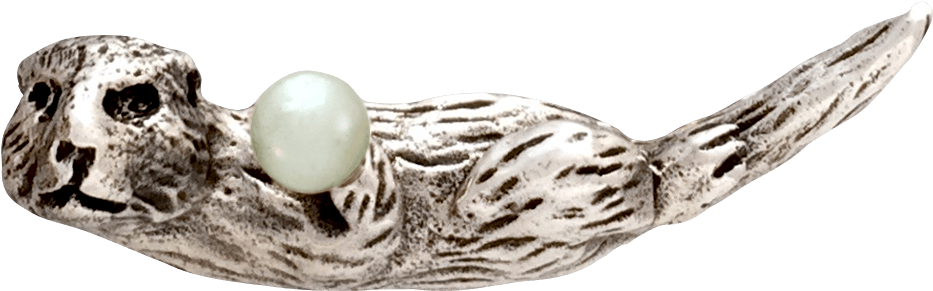 Otterwith Pearl Sculpture PNG