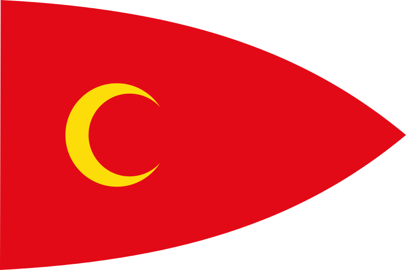 Ottoman Empire Flag Representation PNG