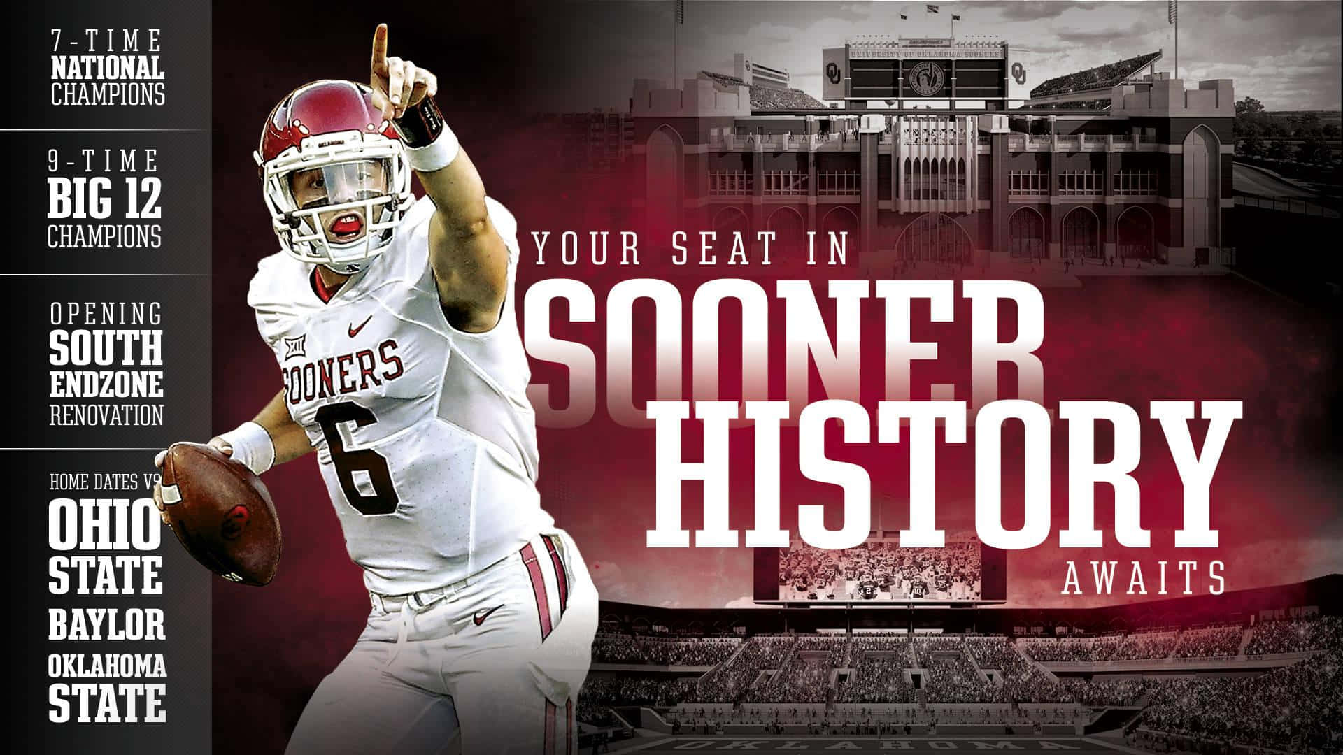 The Sooners fight on and win big with the support of their loud and proud fan base. Wallpaper