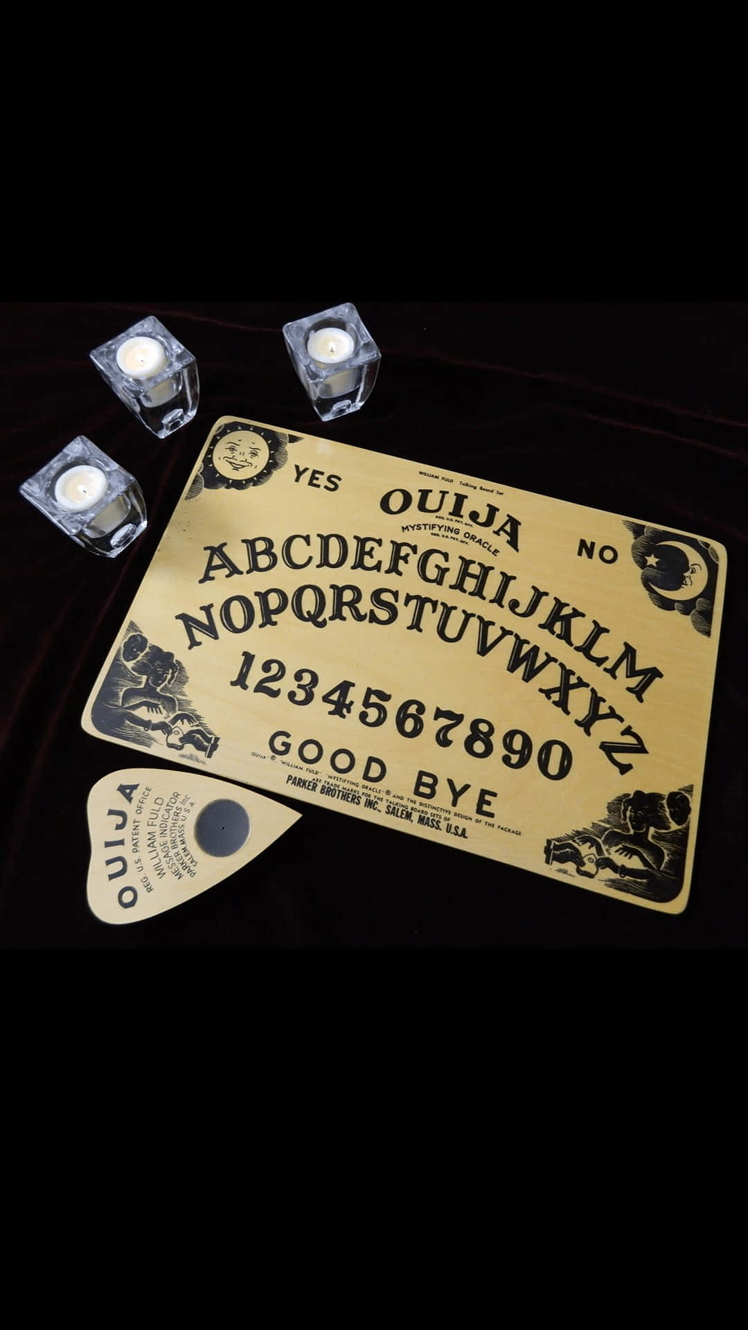 Unlock the unknown and connect with the spirit world with an Ouija Board. Wallpaper