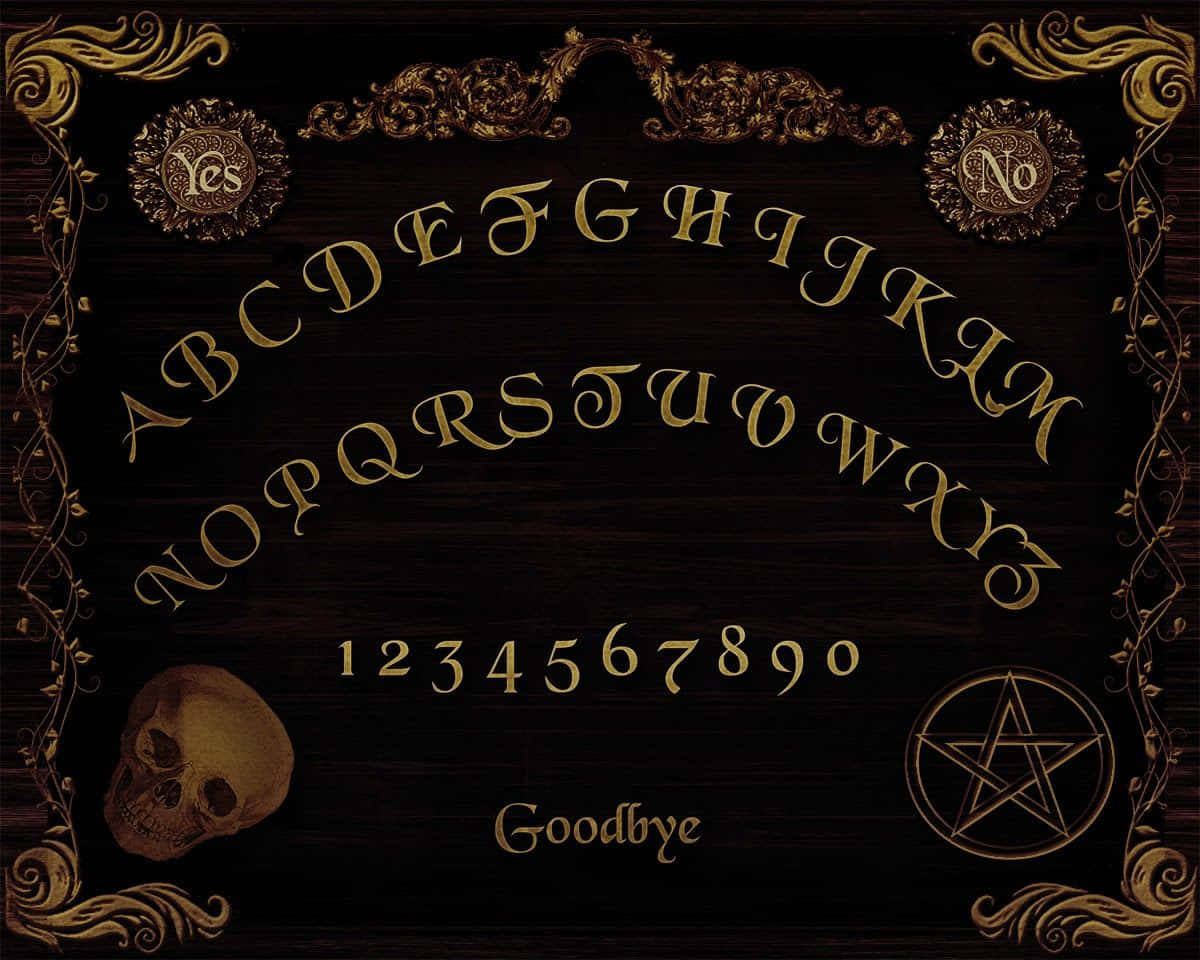 Control the supernatural forces with a Ouija Board Wallpaper