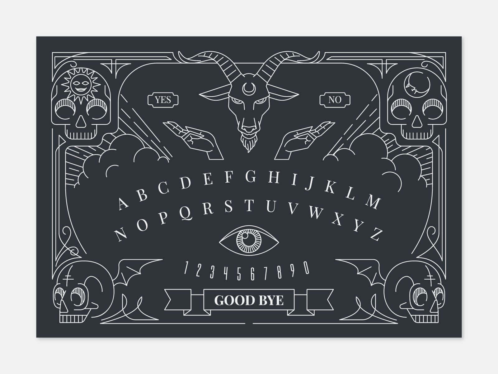 Speak To A Spirit On A Ouija Board Wallpaper