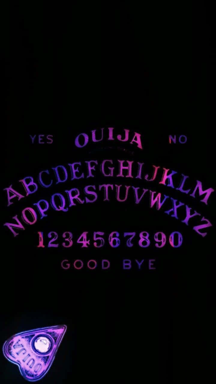 Dare to explore the spiritual realm with an Ouija Board Wallpaper