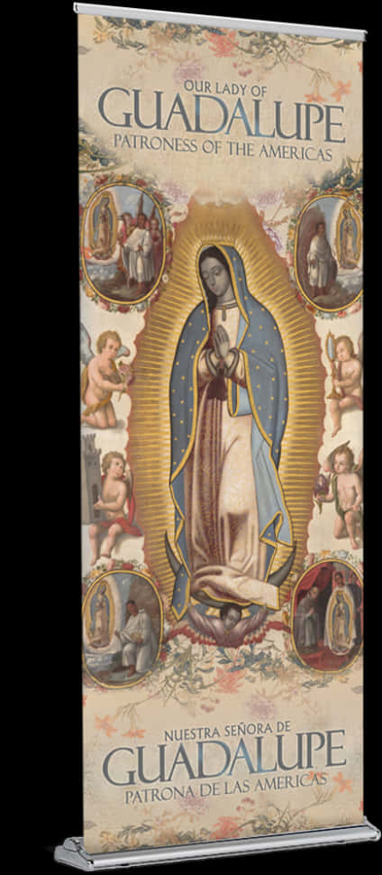 Our Ladyof Guadalupe Patroness Banner PNG