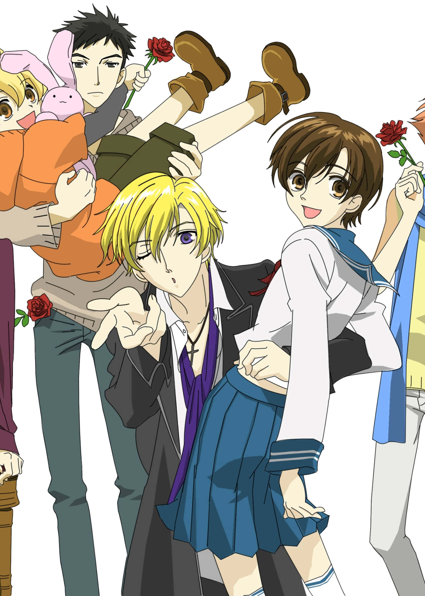 Ouran High School Host Club Group Image Wallpaper