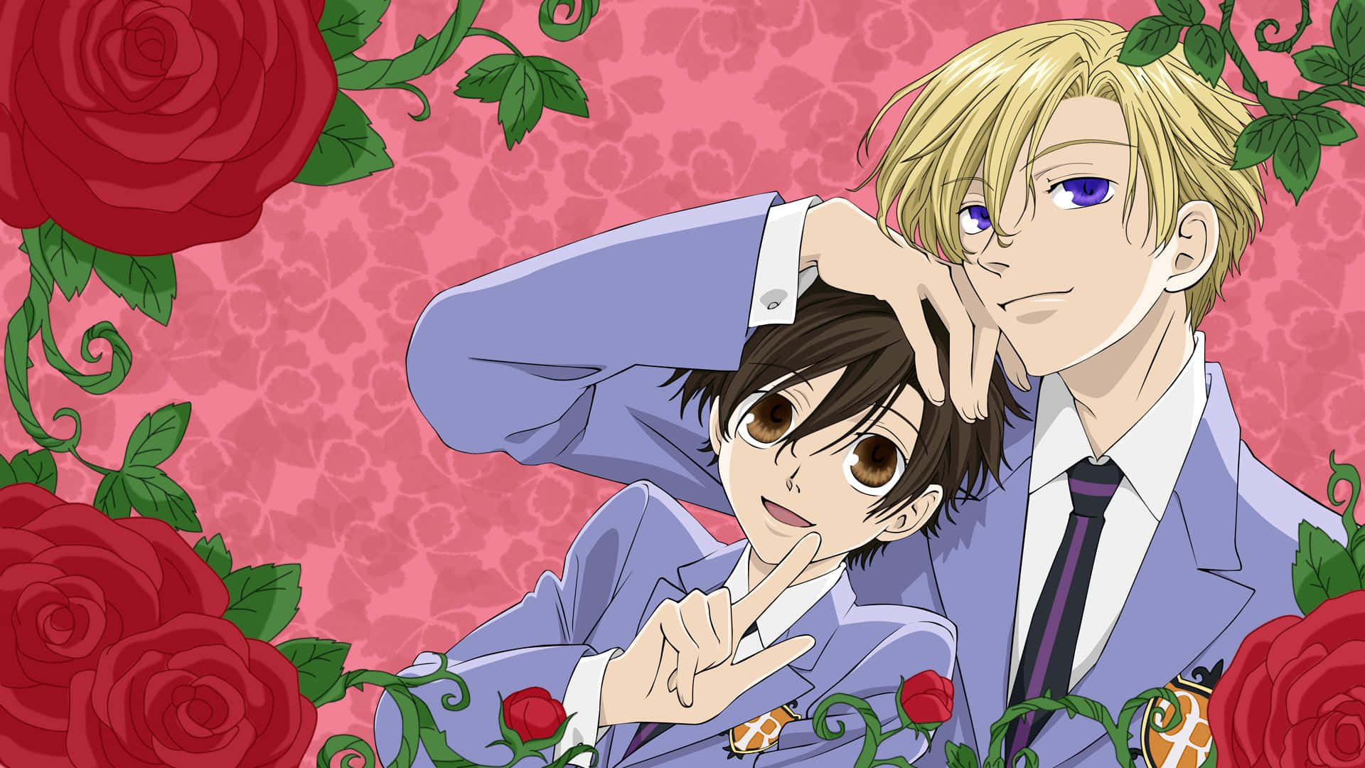 Ouran High School Host Club Group Picture Wallpaper