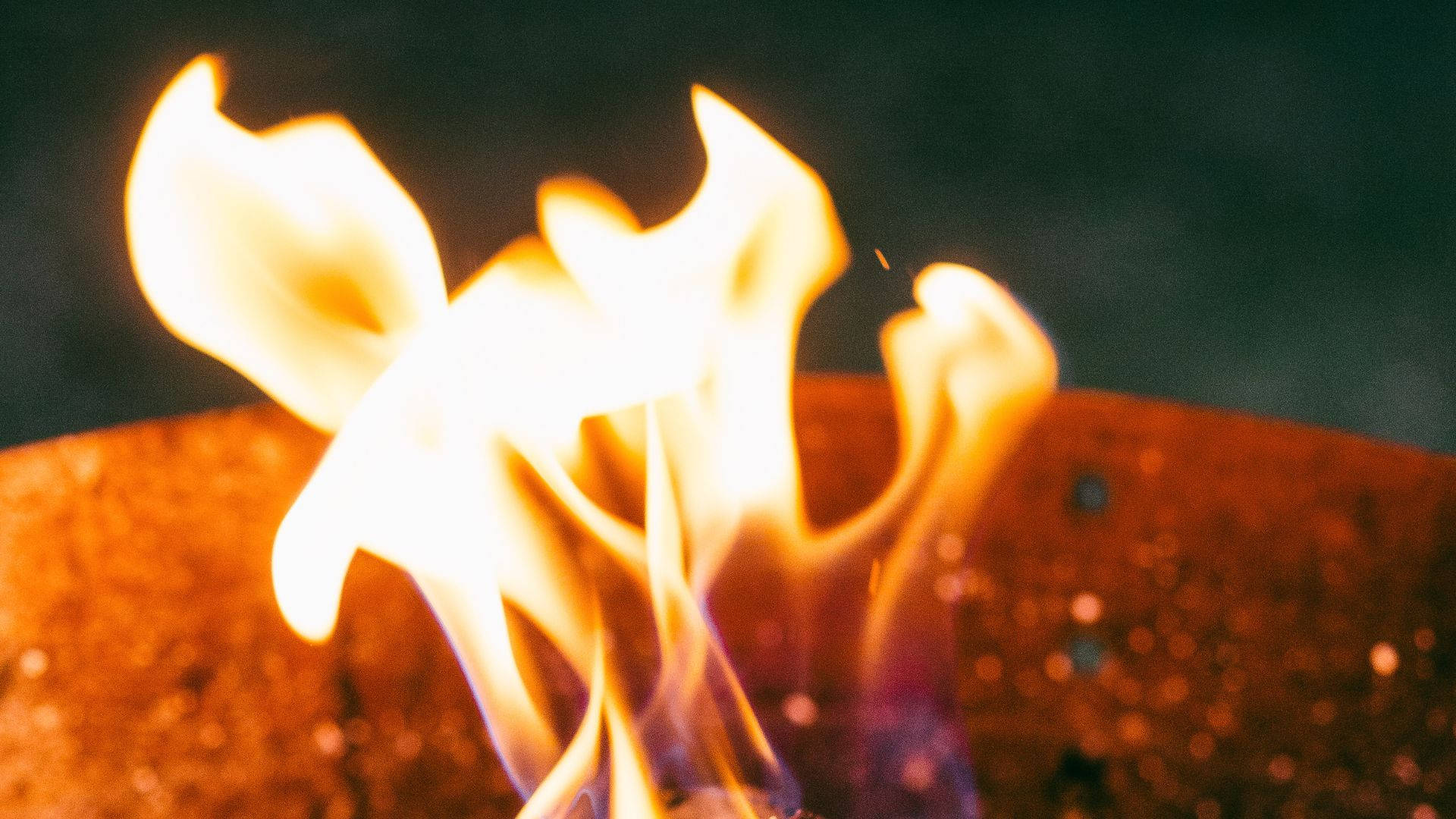 Outdoor Fire Heat Background