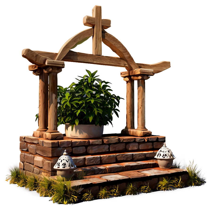 Outdoor Garden Altar Png Bvt81 PNG