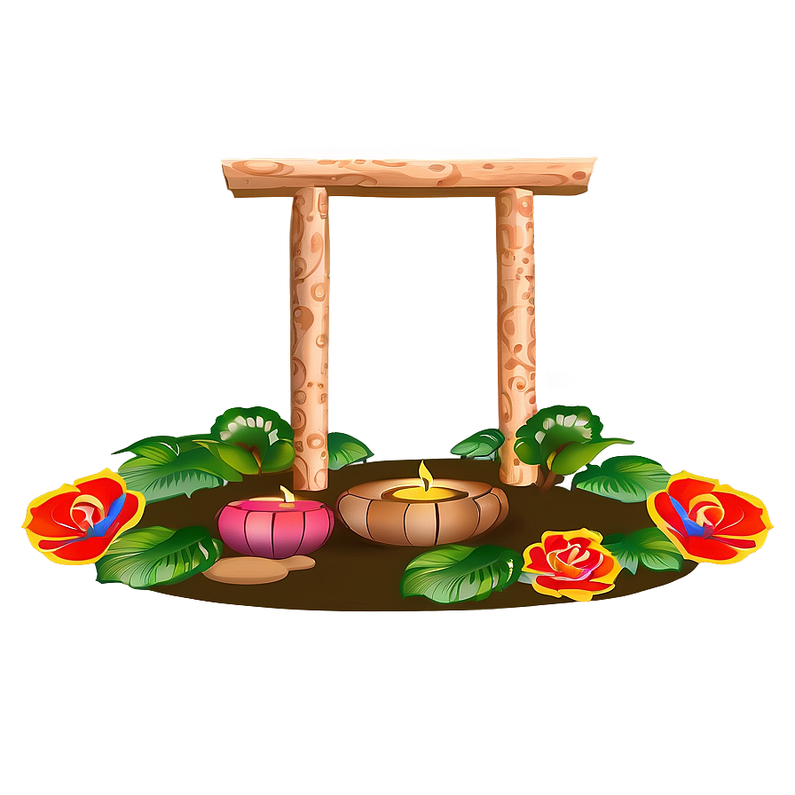 Outdoor Garden Altar Png Pxk PNG