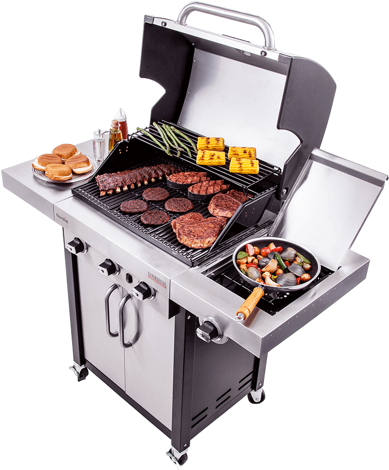 Outdoor Grillwith Food Variety PNG