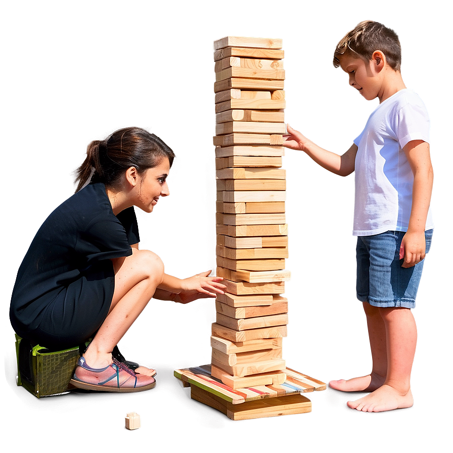 Outdoor Jenga Fun Png Blk87 PNG
