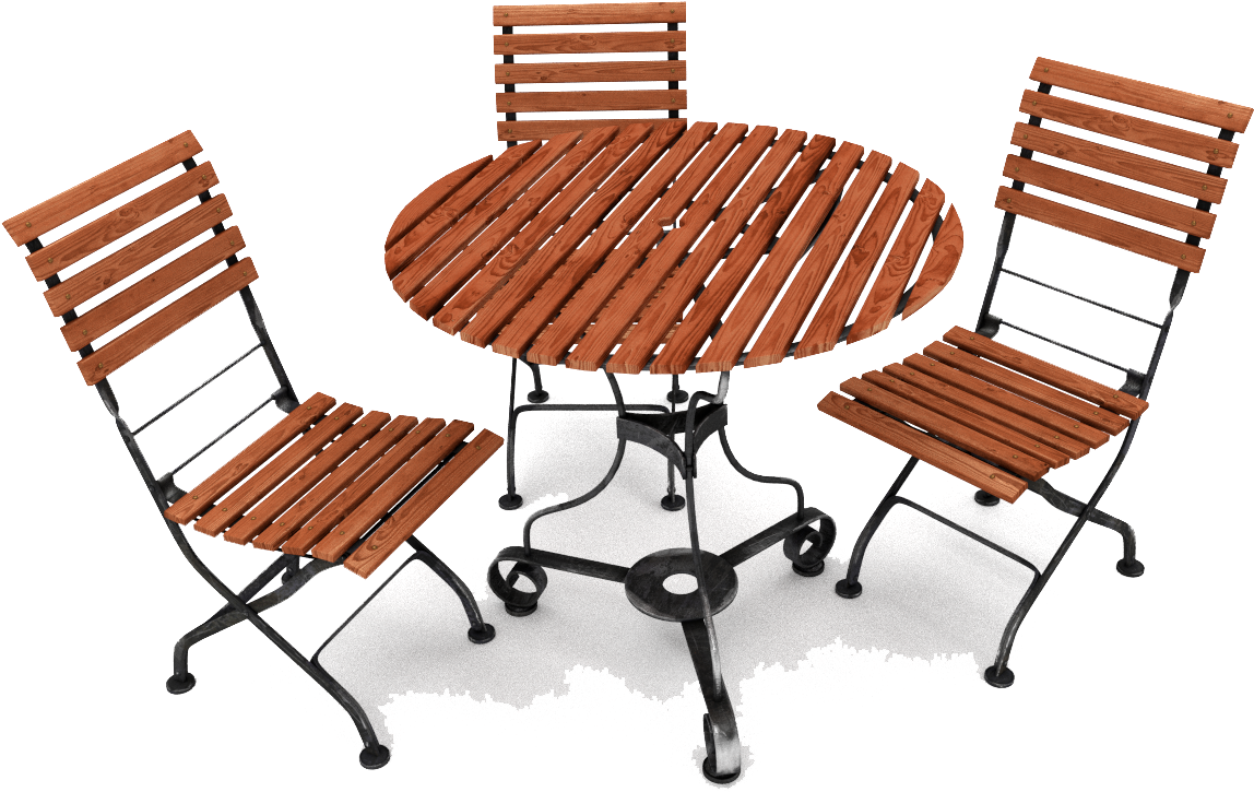 Outdoor Patio Furniture Set PNG