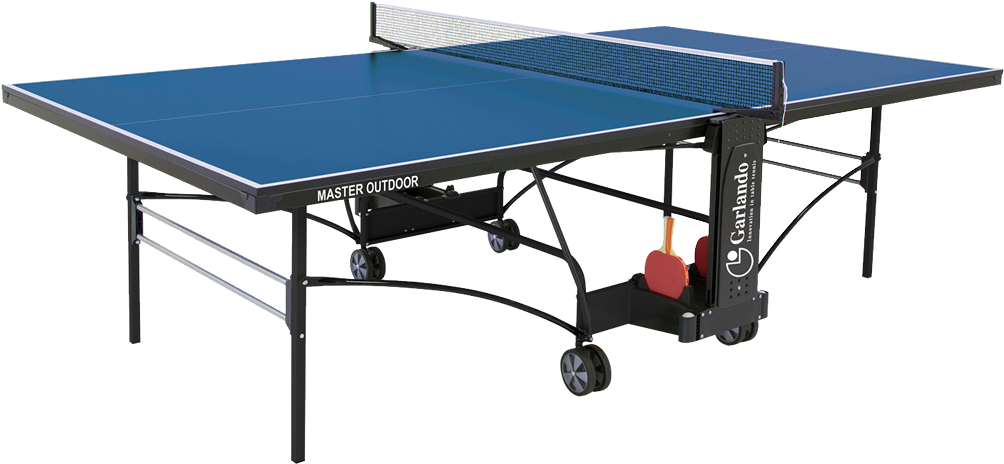 Outdoor Ping Pong Table Setup PNG